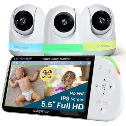 Babysense 7 Baby Movement Monitor System 2 Sensor Pads Non-Wearable No WiFi