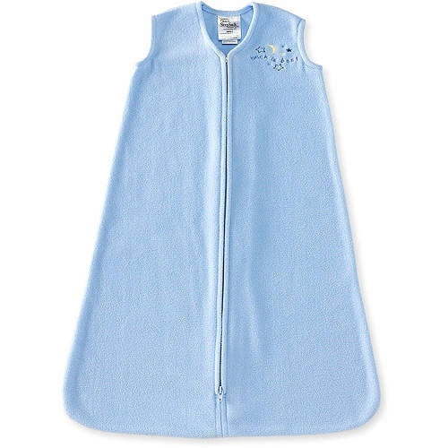 HALO SleepSack, Micro-Fleece, Baby Blue, Medium, 6-12 Months