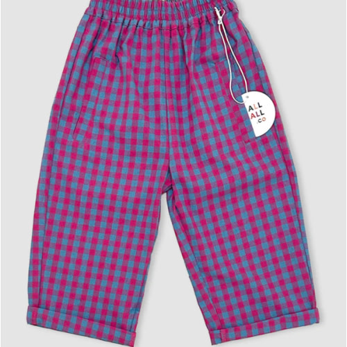Purple Plaid Pants - Versatile Kids Pants | All Small Co. – All Small Co.