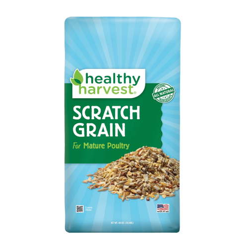 Healthy Harvest Scratch Grain Treat for Mature Chickens, 40 lb Bag