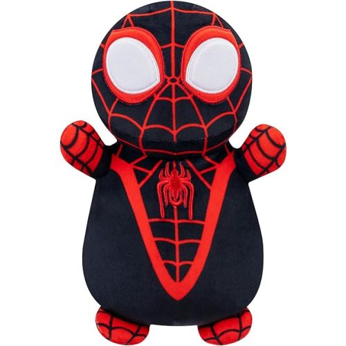 Squishmallows Original Marvel Spidey and His Amazing Friends 10-Inch Spin HugMees - Medium-Sized Ultrasoft Official Jazwares Plush