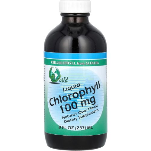 World Organic - Chlorophyll Liquid 100mg, 8 oz liquid