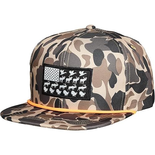 EDTREK Elite Youth Country Hat for Big Kids - Boys Snapback Hat with Flat Brim