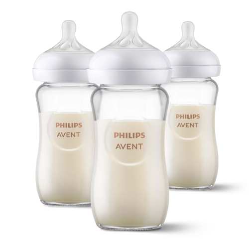 Biberon Verre Naturel 8oz Paquet de 3 - Philips Avent – CLÉMENT