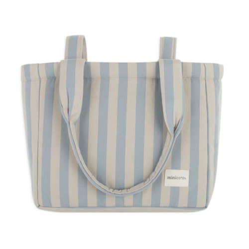Handle Bag Blue + Sand · Minicoton
