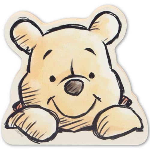 Disney Winnie the Pooh Shelf Sitter Decor | Adorable Pooh Wood Block Tabletop Decoration for Home