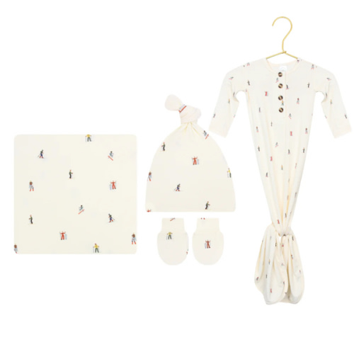 Winter Newborn Gown & Hat Bundle (Brighton)