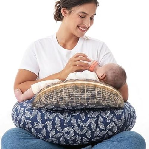 Momcozy Plus Size Nursing Pillow with Adjustable Waist Strap & Safety Guard