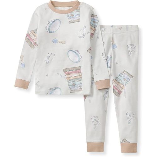 Burt's Bees Baby Organic Cotton Pajamas for Boys, 100% Cotton Pajama Set for Toddlers and Kids, Soft and Stretchable Fabric