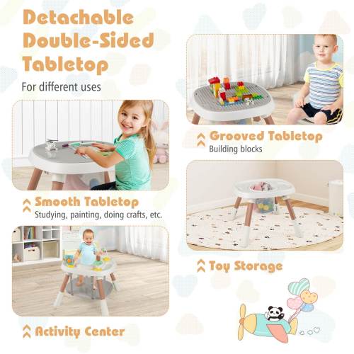 Babyjoy 16-in-1 Baby High Chair with Activity Center Booster Seat - See Details