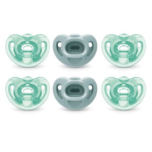NUK Comfy Pacifiers, 0-6 Months, 6 Pack