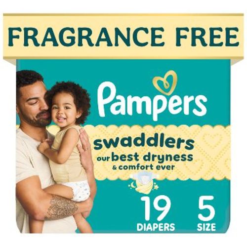 Pampers Swaddlers Diapers - Jumbo Pack - Size 5 - 19ct