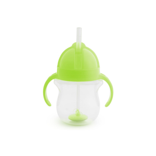 Munchkin Any Angle Weighted Straw Trainer Cup Green