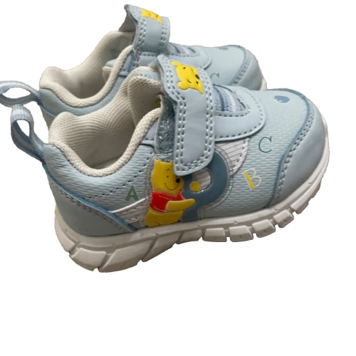 Disney Infant Winnie the Pooh Sneakers Baby Boy Size 3 Bear Slip On Cute Photo