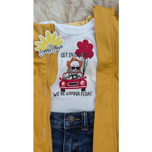PREORDER Cute Clown Onesies® Brand Bodysuit| Halloween, Baby Announcement, Costume, Newborn, Baby Shower Gift, Gerber Onesies® Brand, Spooky