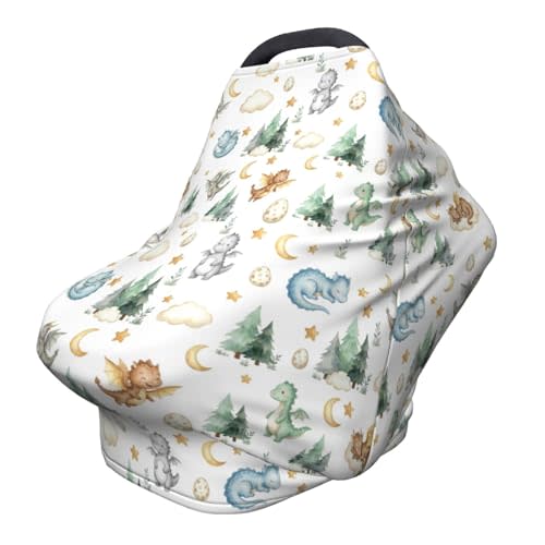 Dragon Carseat Stroller Canopy Covers for Babies, Multi-Use Breathable Breastfeeding Cover, Baby Boys & Girls Dragon Stuff