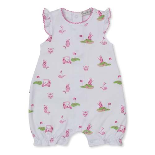 Golf Championship Pink Short Playsuit