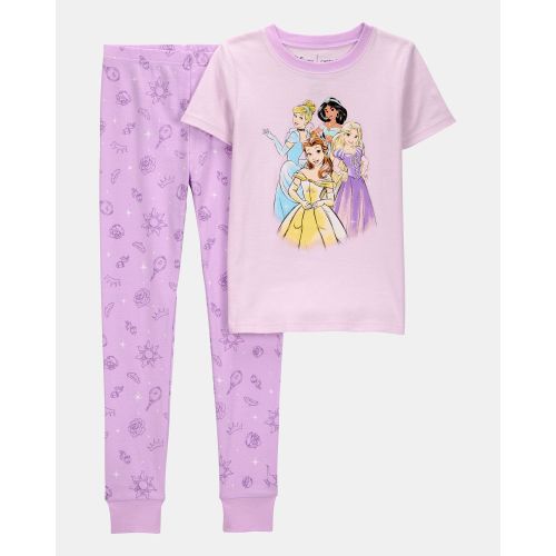 Kid Disney Princess Snug Fit Cotton 2-Piece Pajamas - Purple - Carter's | Carter's