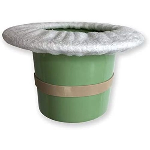 Top Hat Potty for Newborn Infant Potty Training | Elimination Communication | Includes 100% Cotton Undyed Fleece Cozy | Anti-Slip Rubber Band | for EC Baby Potty Training (Sage Green)
