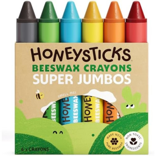 Honeysticks Super Jumbo Crayons (6 Pack)