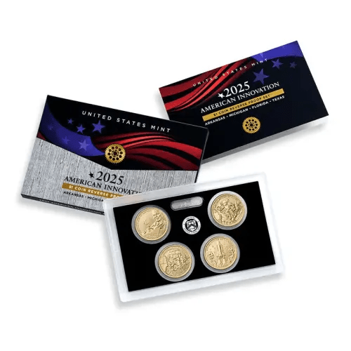 American Innovation 2025 $1 Coin Reverse Proof Set
