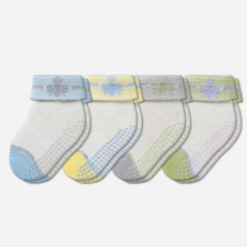 Baby Gripper Sock 4-Pack (6-12 Months) - Bombas