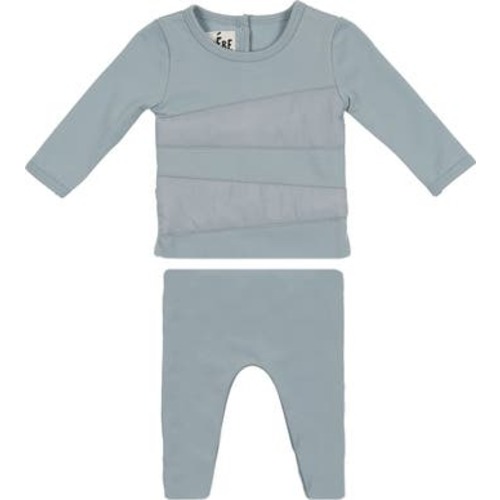 Puffed Triangle Top & Leggings Set