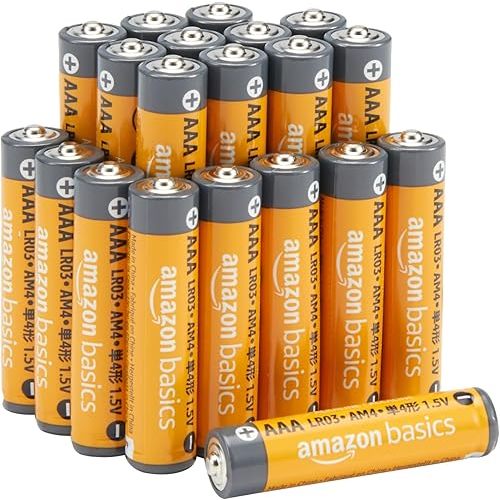 Amazon Basics 20-Count Long-Lasting AAA
