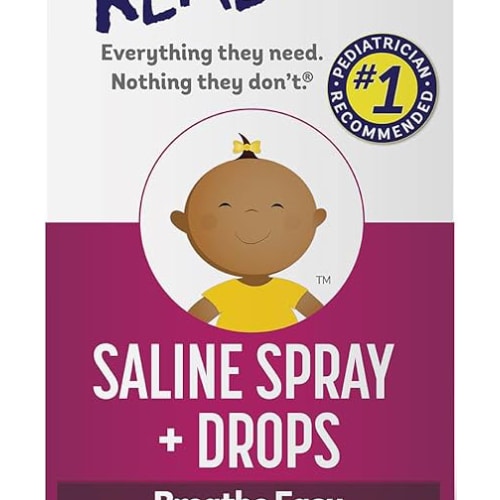 Little Remedies Saline Spray and Drops, Safe for Newborns, 0.5 fl oz