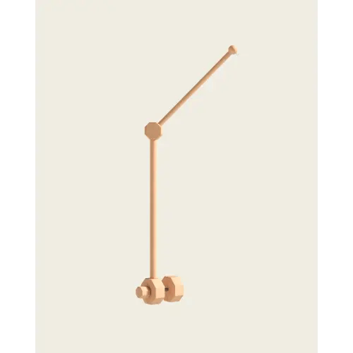 Mobile Attachment Arm - Natural Wood