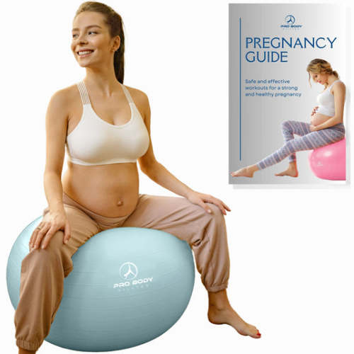 ProBody Pilates - Pregnancy Ball for Maternity, Labor and Birth. Inclu – Living.Fit