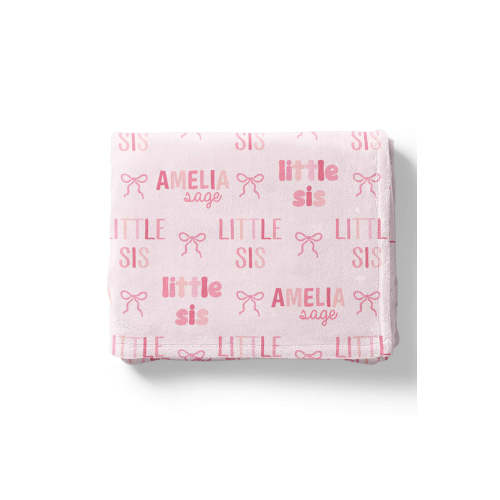 Personalized Kids Blanket | Little Sis