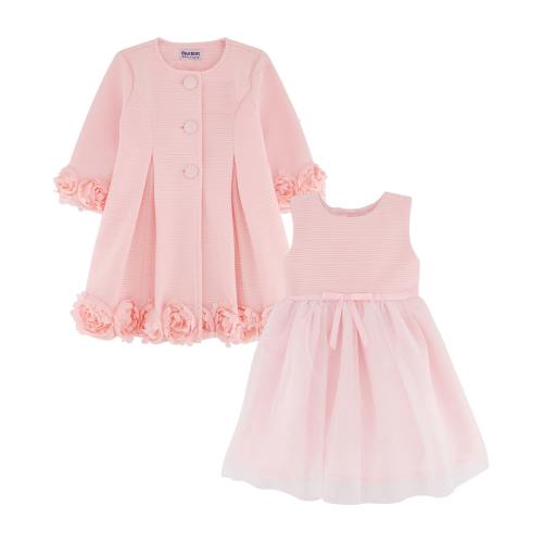 Blueberi Boulevard Baby Girls 2-pc. Dress Set, Color: Pink - JCPenney