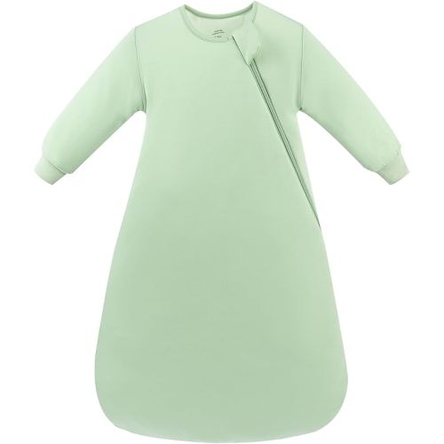 PurComfy Supersoft Baby Premium Bamboo Viscose Long-Sleeve Wearable Sleeping Bag Sack Blanket 1.0 TOG