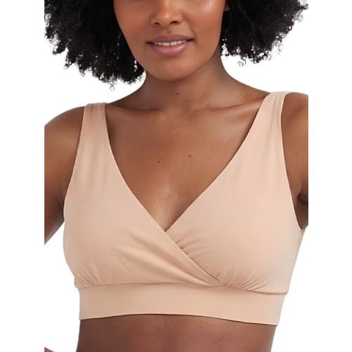 HATCH The Dream Feed Nursing & Sleep Bra, Stretchy & Wireless with Crossover Pull-Down Design for Breastfeeding