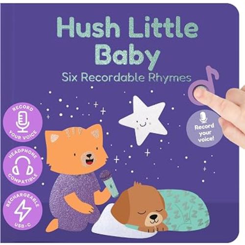 Cali's Books Hush Little Baby Music Book for Toddlers 1-3 Years Old