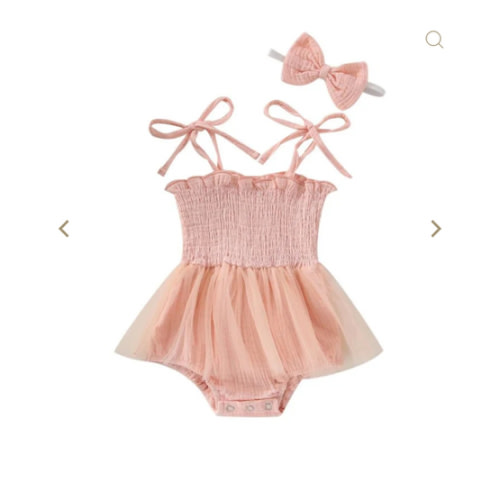 Muslin Tulle Onesie and Headband – The Ollie Bee