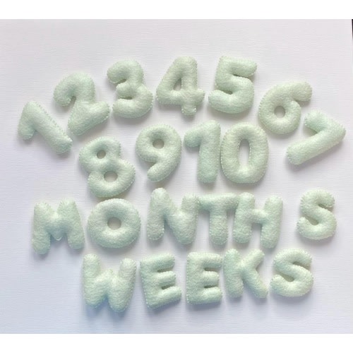 Baby Milestone Gift Set: Photo Numbers, Weeks, Months