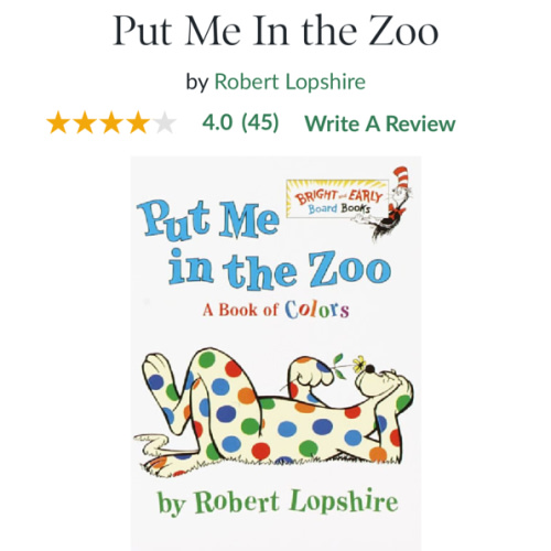 Put Me In the Zoo by Robert Lopshire, Board Book | Barnes & Noble®