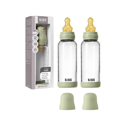 8 Oz. Glass Bottle Set
