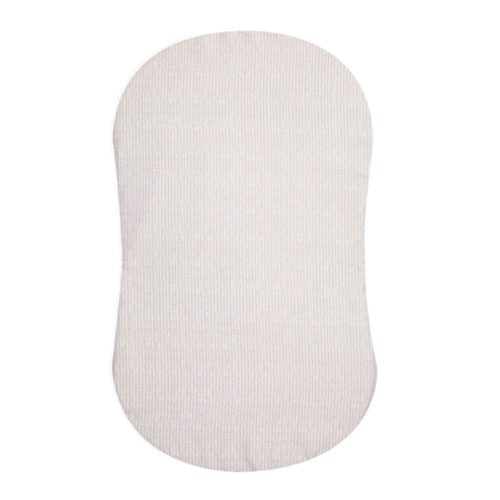 HALO - BassiNest Fitted Sheet 100% Cotton | Herringbone - cream ,