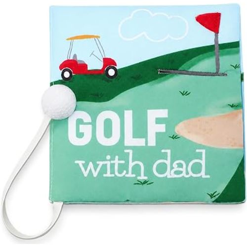 Mud Pie Children's Golf with Dad Plush Book