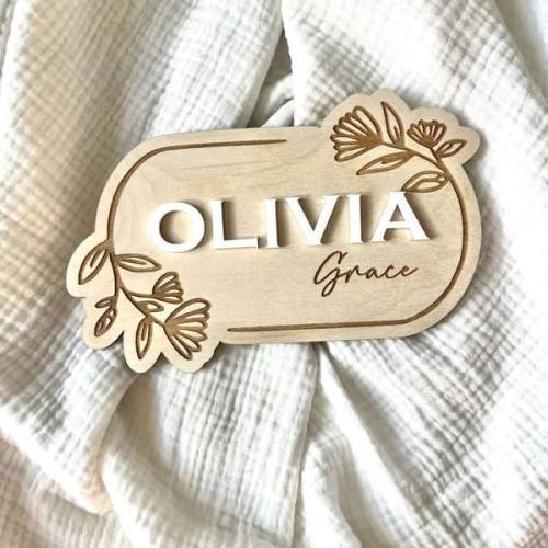 Personalized Baby Name Sign | Baby Shower Gift