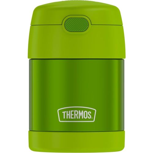 THERMOS FUNTAINER Kids Food Jar with Spoon, 10oz, Lime