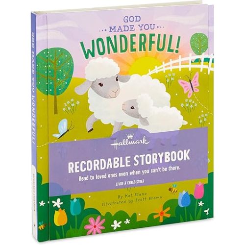 Hallmark Recordable Book for Children (God Made You Wonderful) Easter Basket Stuffers