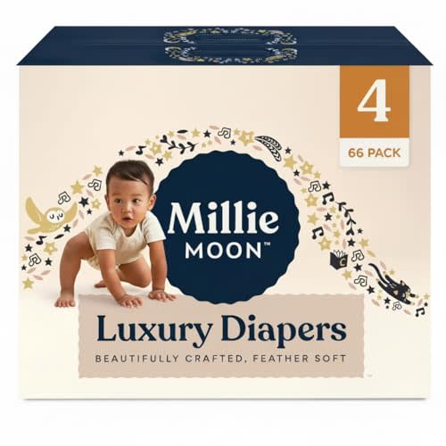 Millie Moon Premium Luxury Diapers (4, 66, Count)