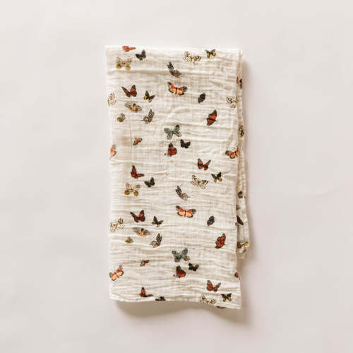 Butterfly Migration Swaddle Blanket