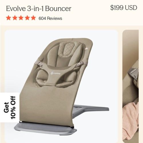 Evolve 3-in-1 Bouncer – Ergobaby US