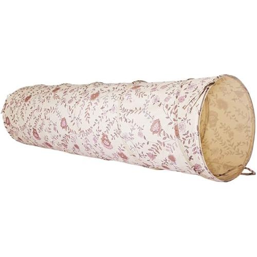Lyla & Sage Play Co - Kids Play Tunnel - 6ft Pop Up Crawl Tunnel for Toddlers Babies - Collapsible Tunnel Toy Gift for Boy and Girl - Play Tunnel Tent Indoor & Outdoor (Floral/Meadow)