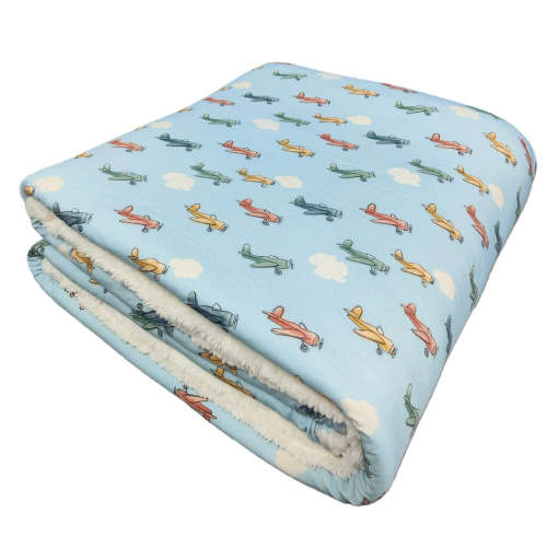Pilot Pals Fuzzy Bamboo Blanket